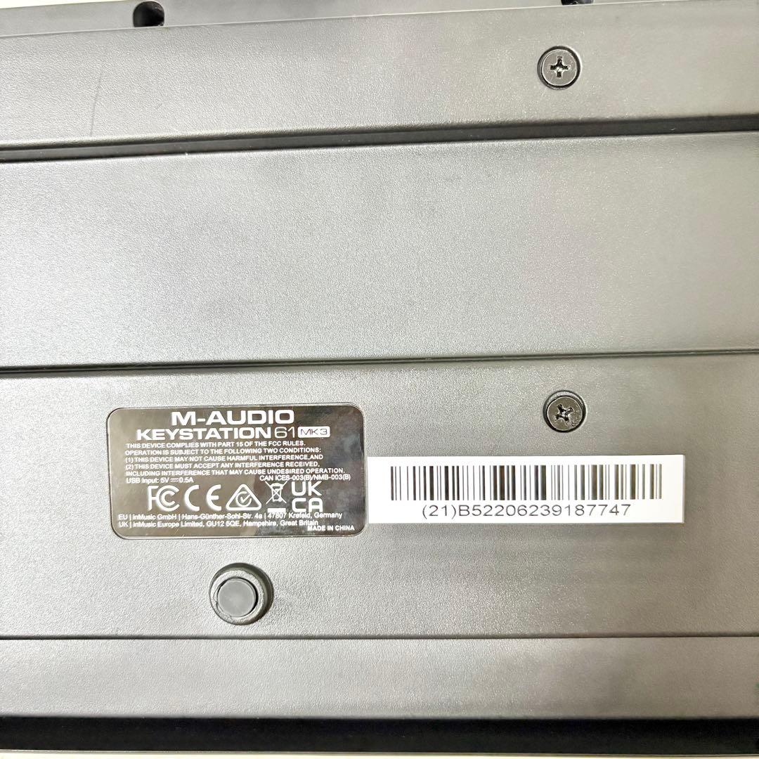 M-AUDIO Keystation MK3 61鍵 MIDIキーボード DTM