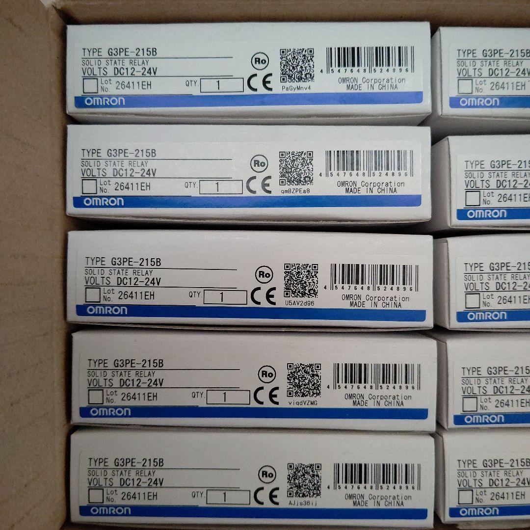 Omronヒータ用ソリッドステート・リレー G3PE-215B DC12-24