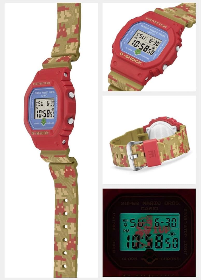限定 G-SHOCK DW-5600SMB-4JR スーパーマリオ コラボ