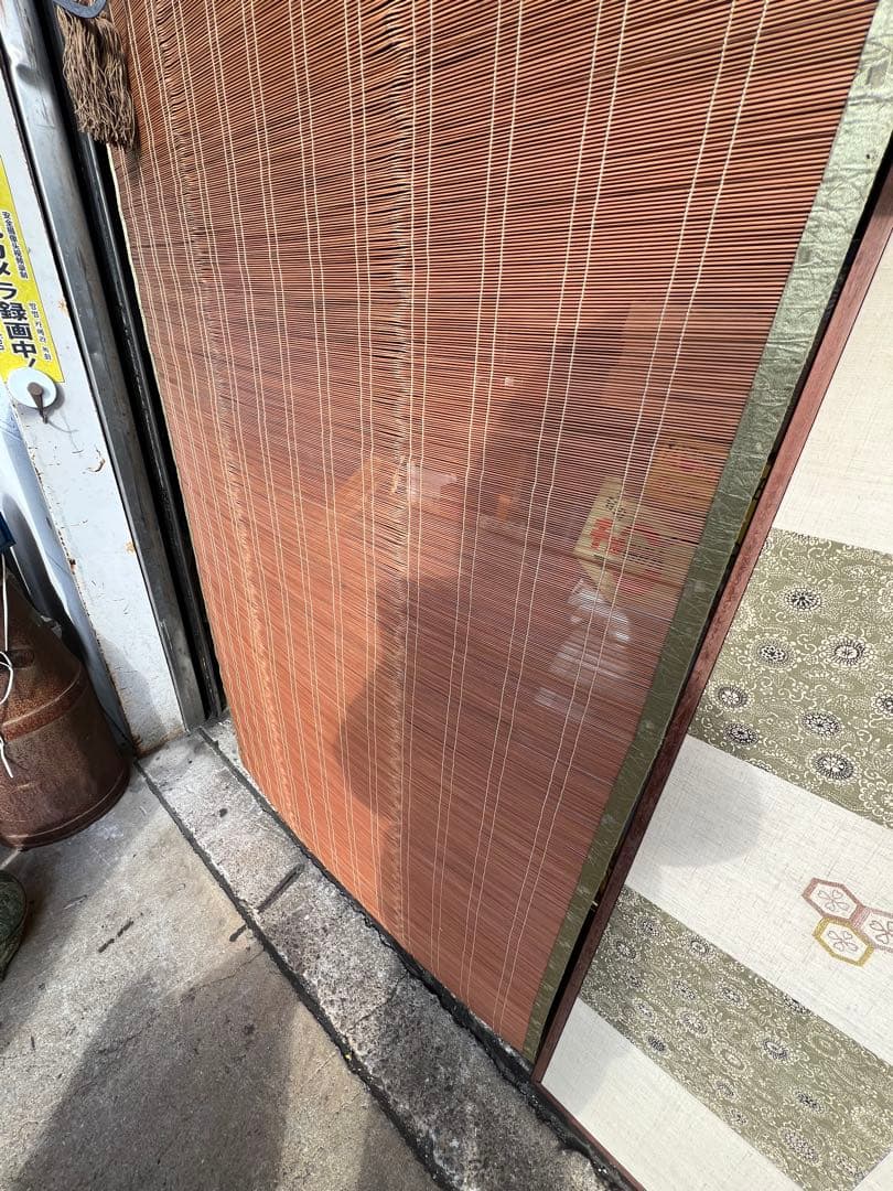 ayakaお座敷すだれ4本セット検和室古民家御簾書院　壁掛　のれん