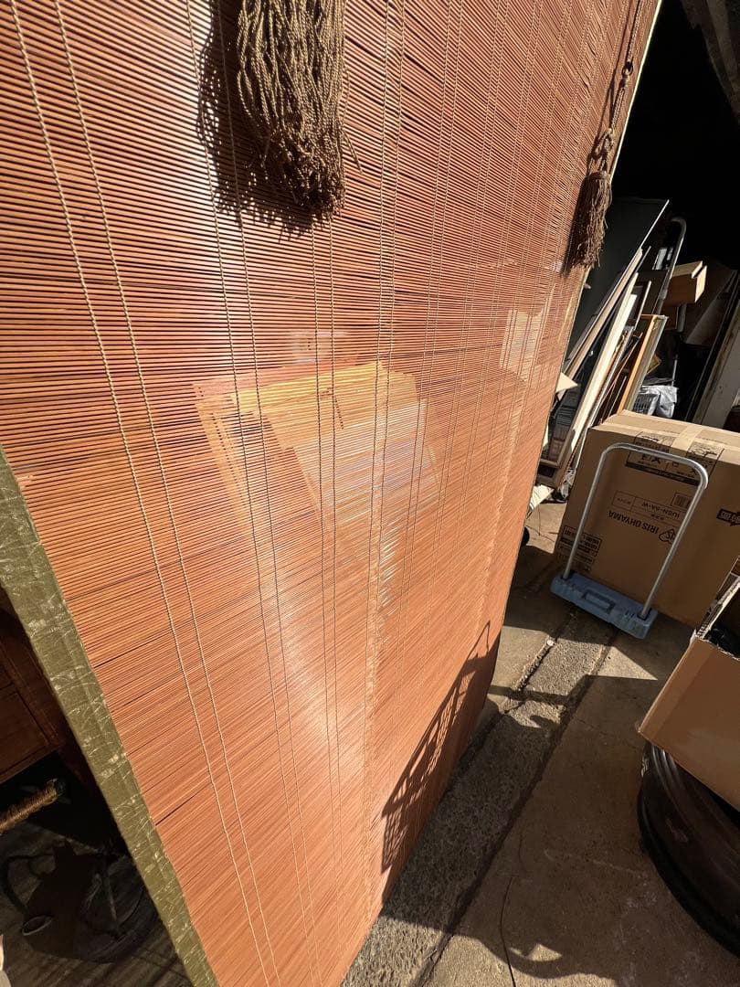 ayakaお座敷すだれ4本セット検和室古民家御簾書院　壁掛　のれん