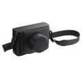 FUJIFILM X100F/X100V 純正レザーケース黒 ストラップ付