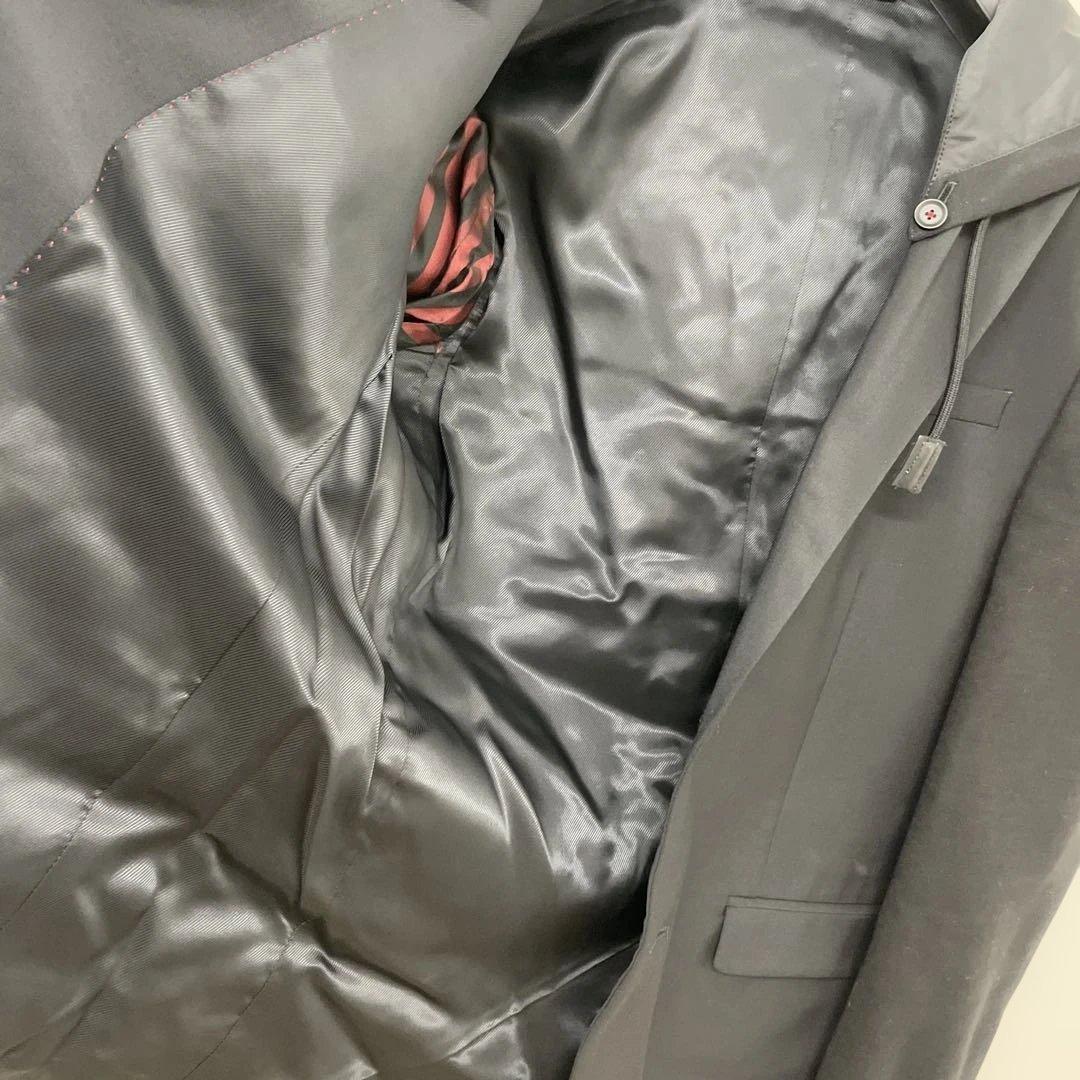 ディーゼル 2way フード付きテーラードジャケット ウール 黒 L