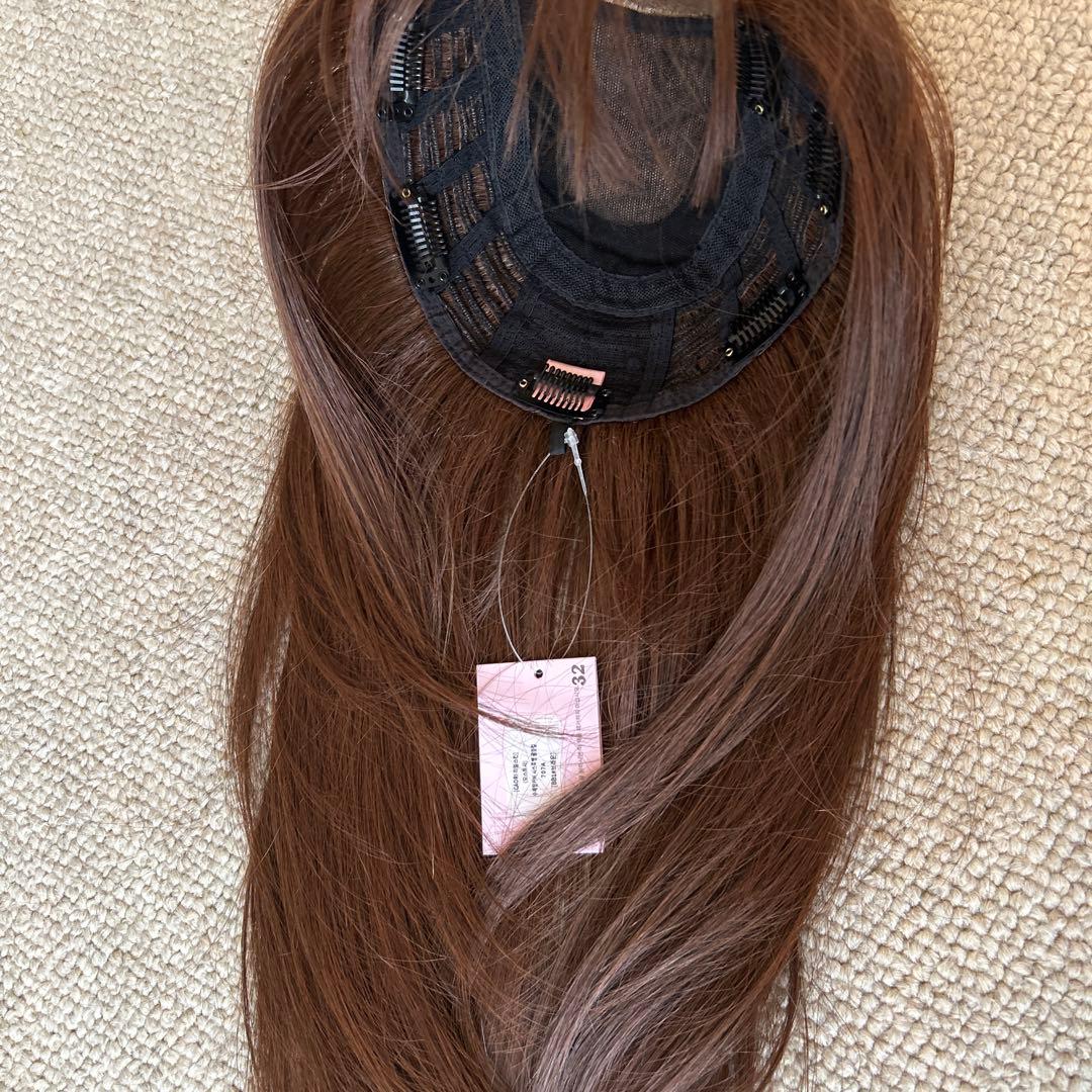 ピンクエイジ　リアルスキン手植えトップカバーブラウン