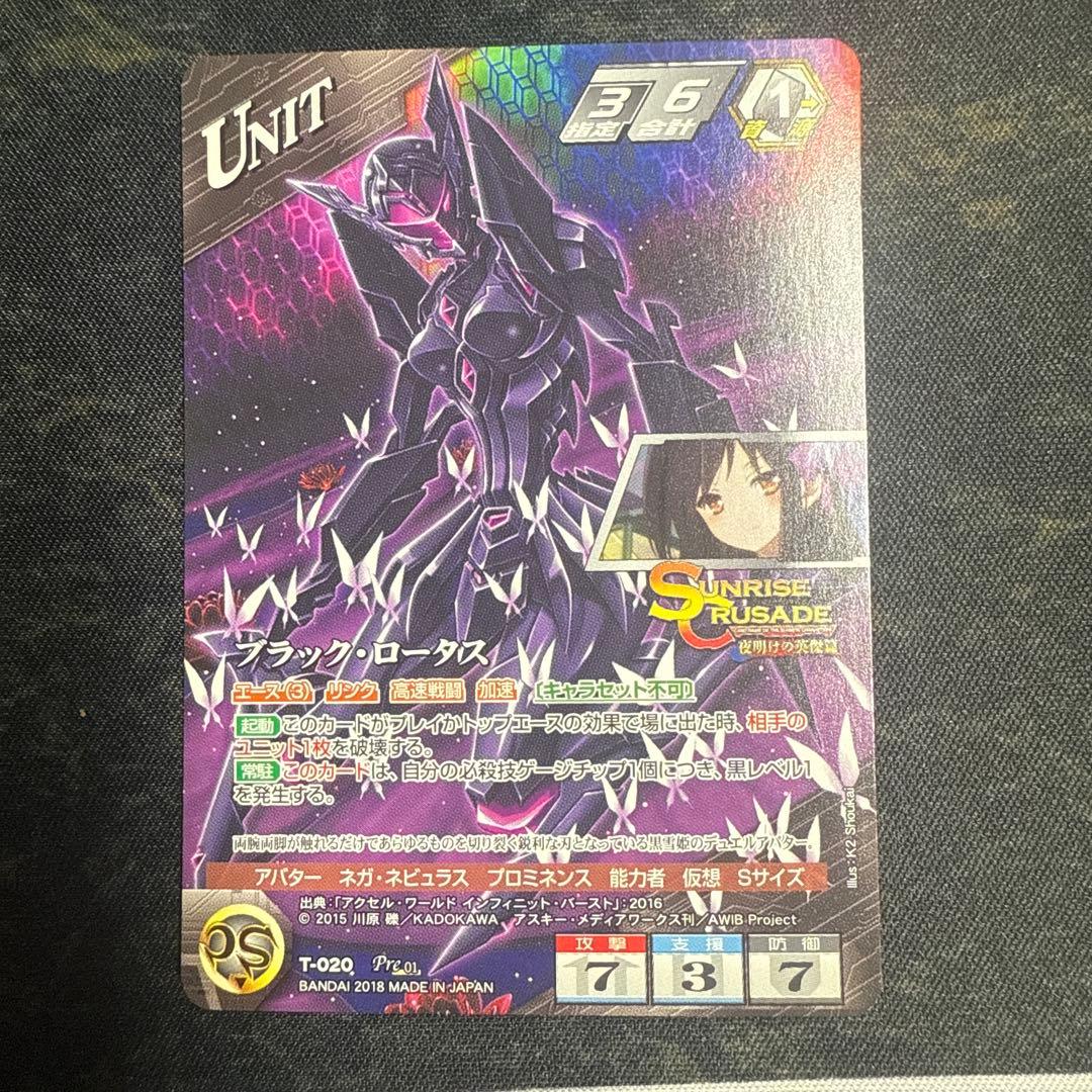 黒雪姫　ブラック・ロータス　サンライズクルセイド