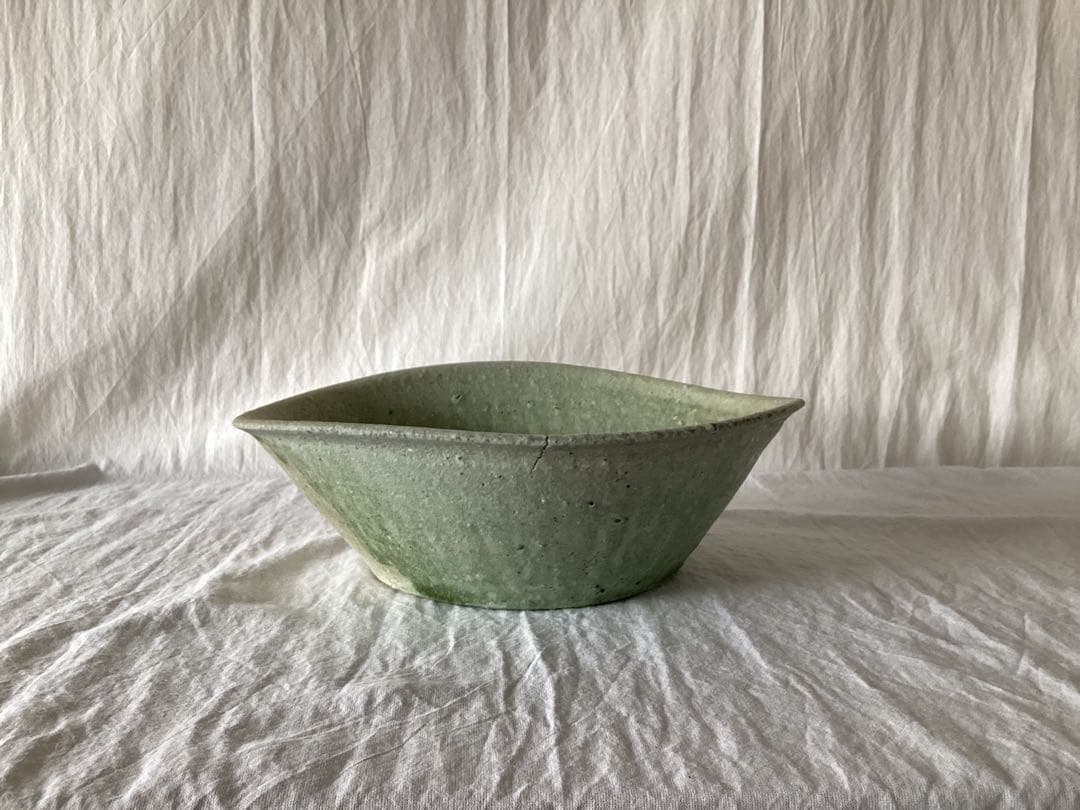 辻村唯 自然釉大鉢 陶芸家 深鉢 8寸以上 ボウル 大皿 丼