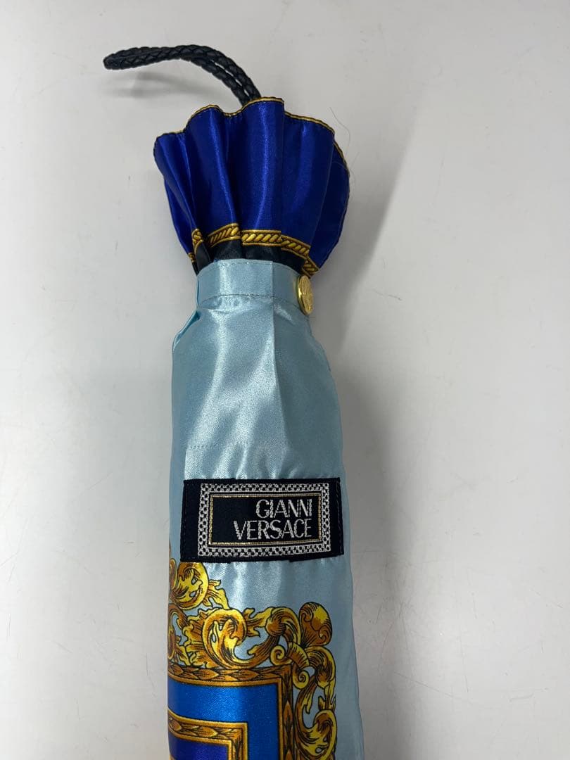 未使用　ジャンニベルサーチ 豹柄 折りたたみ傘 Gianni Versace