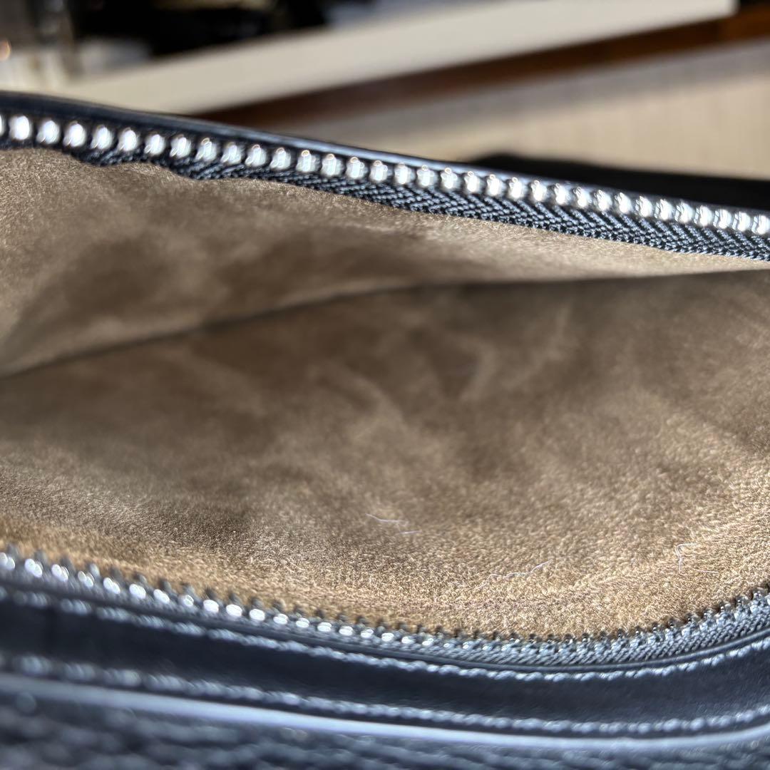 TAKEO KIKUCHI タケオキクチ　ブラック レザーバックパック