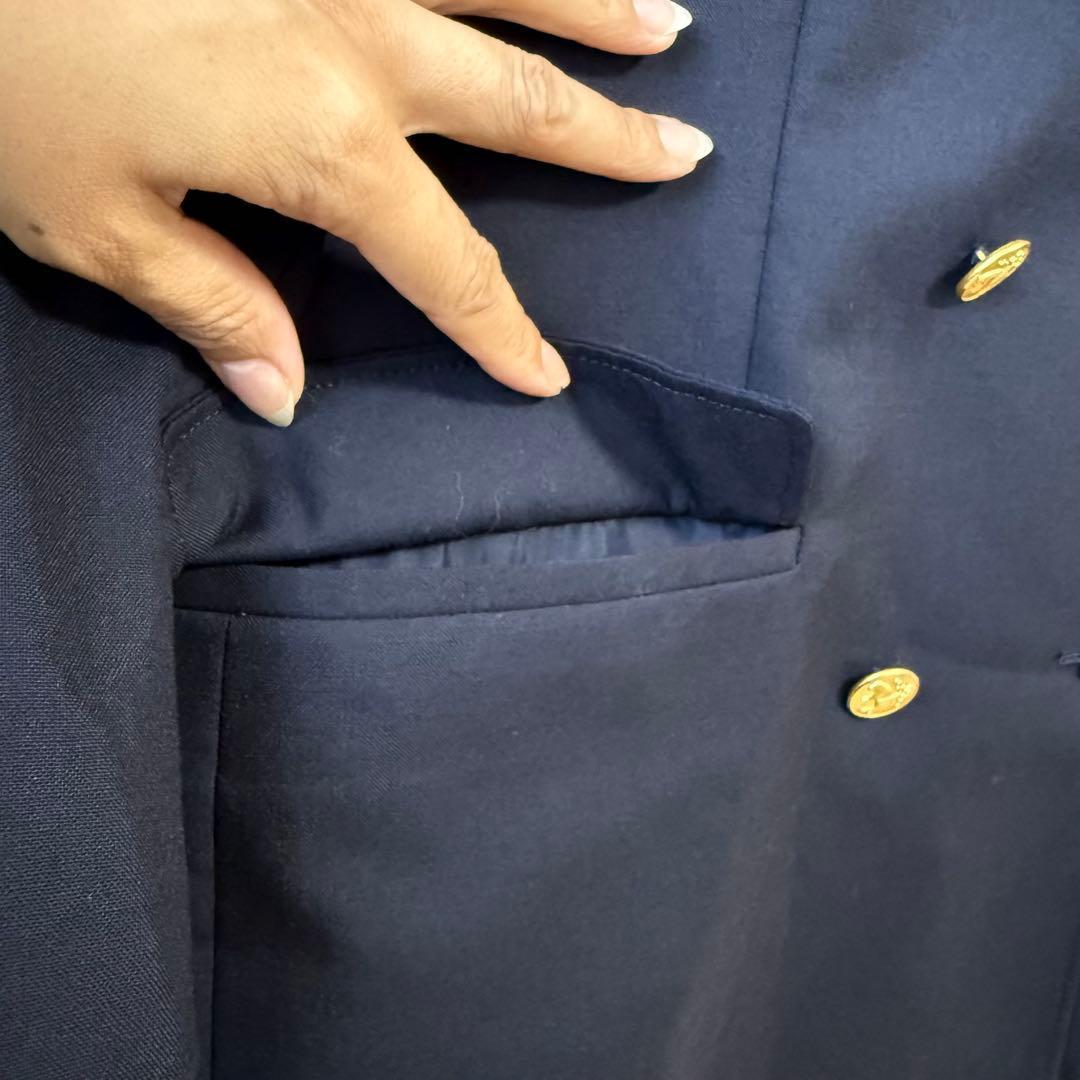 ブルックスブラザーズ 紺ブレザー 金ボタン ダブル テーラードジャケット 日本製