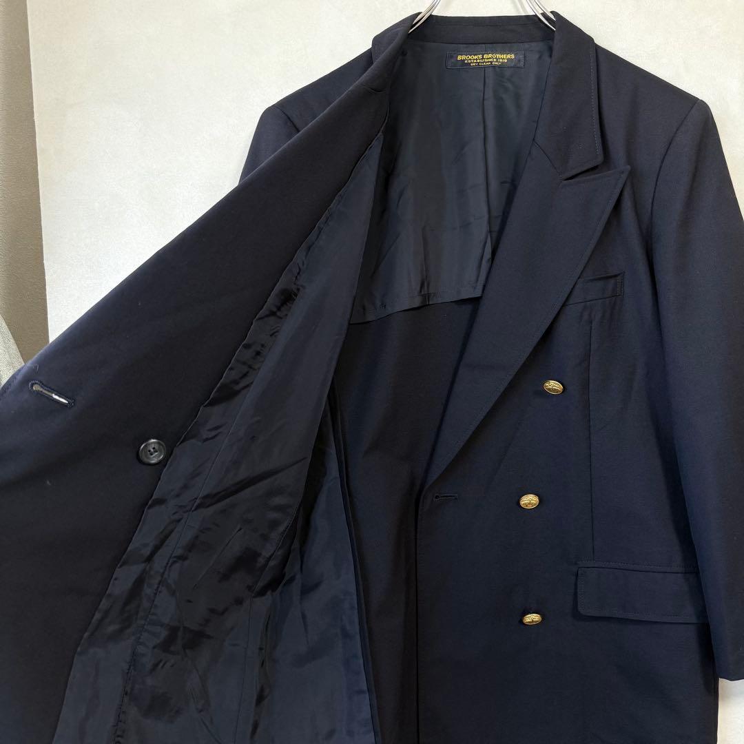 ブルックスブラザーズ 紺ブレザー 金ボタン ダブル テーラードジャケット 日本製