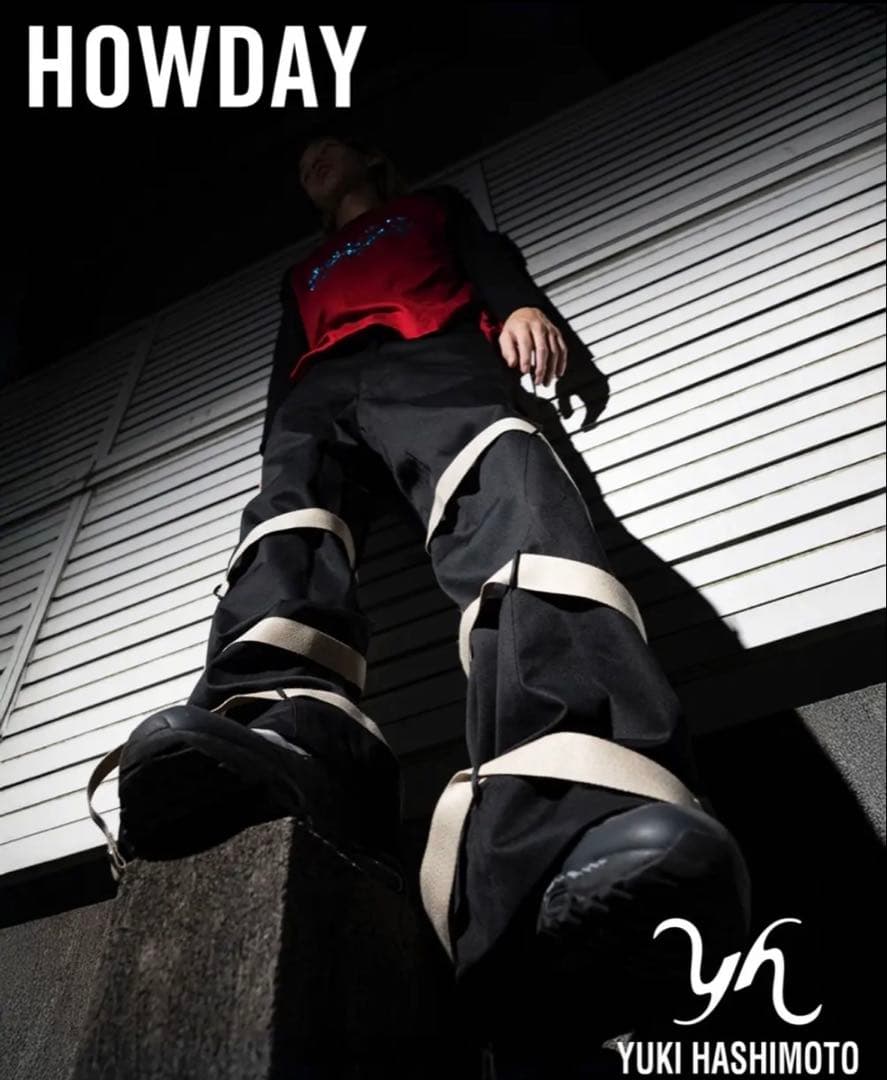 パンツ YUKI HASHIMOTO TWISTEDBONDAGEWORK PANTS