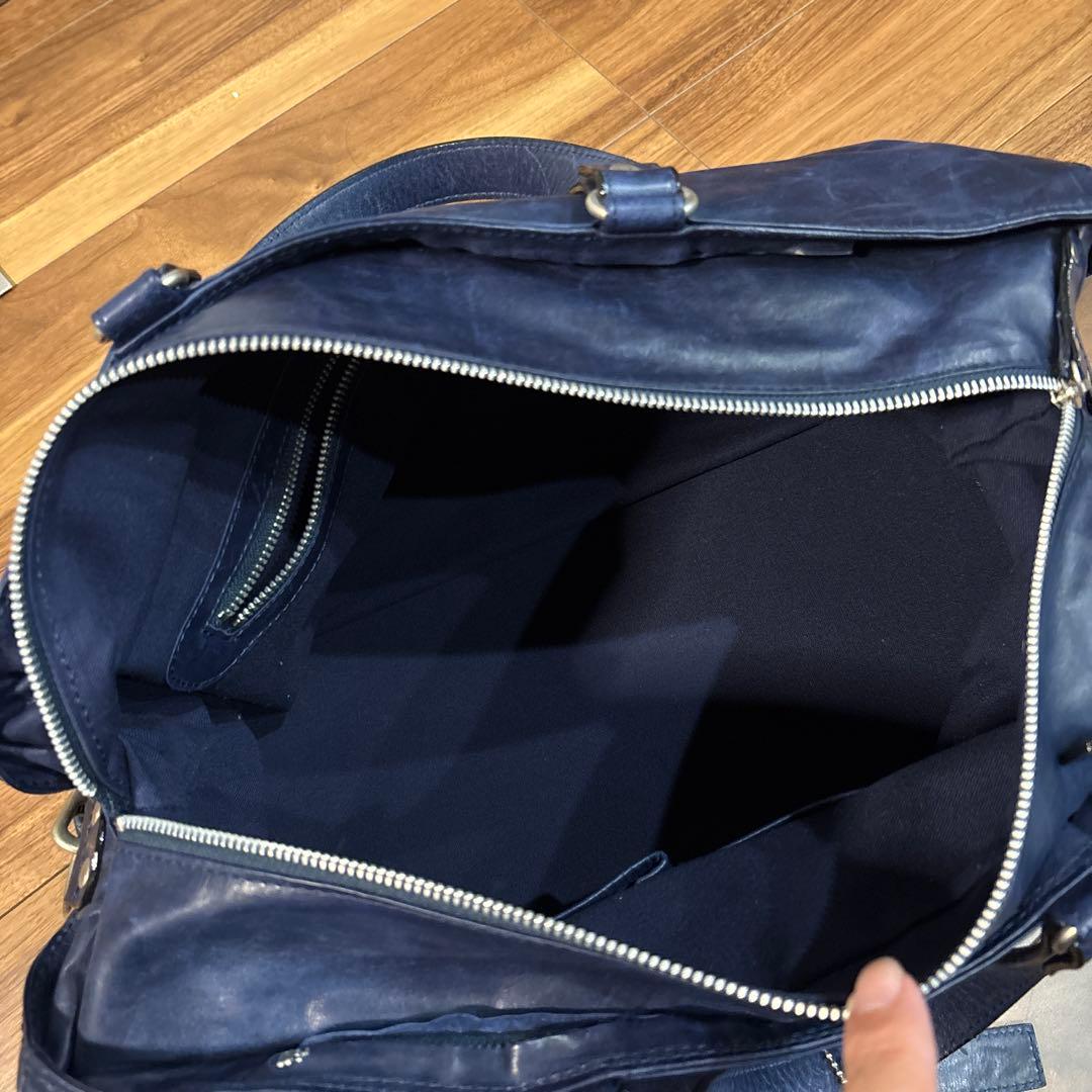 【美品☆大容量】creed クリード 2way ボストンバッグ レザー 本革製