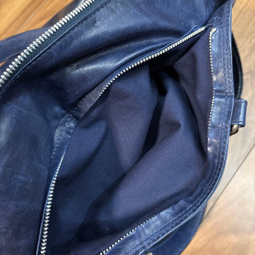 【美品☆大容量】creed クリード 2way ボストンバッグ レザー 本革製