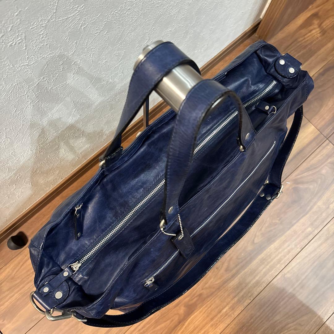 【美品☆大容量】creed クリード 2way ボストンバッグ レザー 本革製