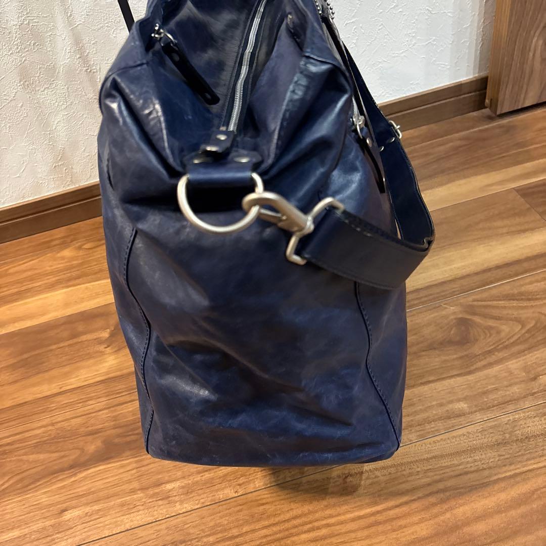 【美品☆大容量】creed クリード 2way ボストンバッグ レザー 本革製