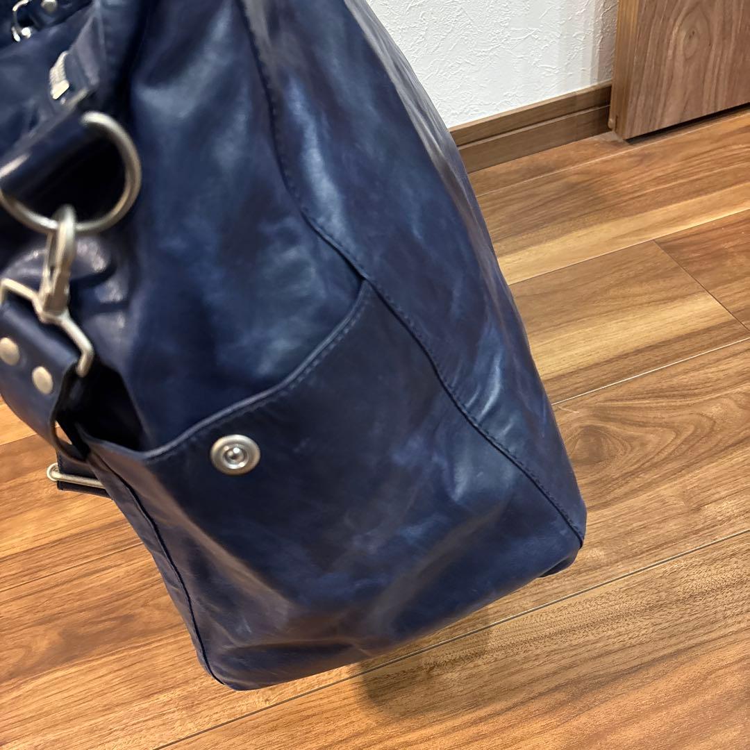 【美品☆大容量】creed クリード 2way ボストンバッグ レザー 本革製