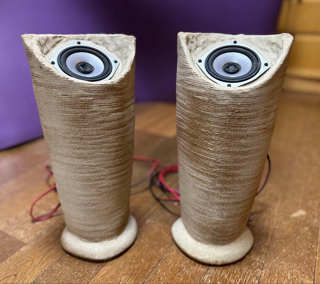 手作り★陶芸デザイン スピーカー 10cm口径