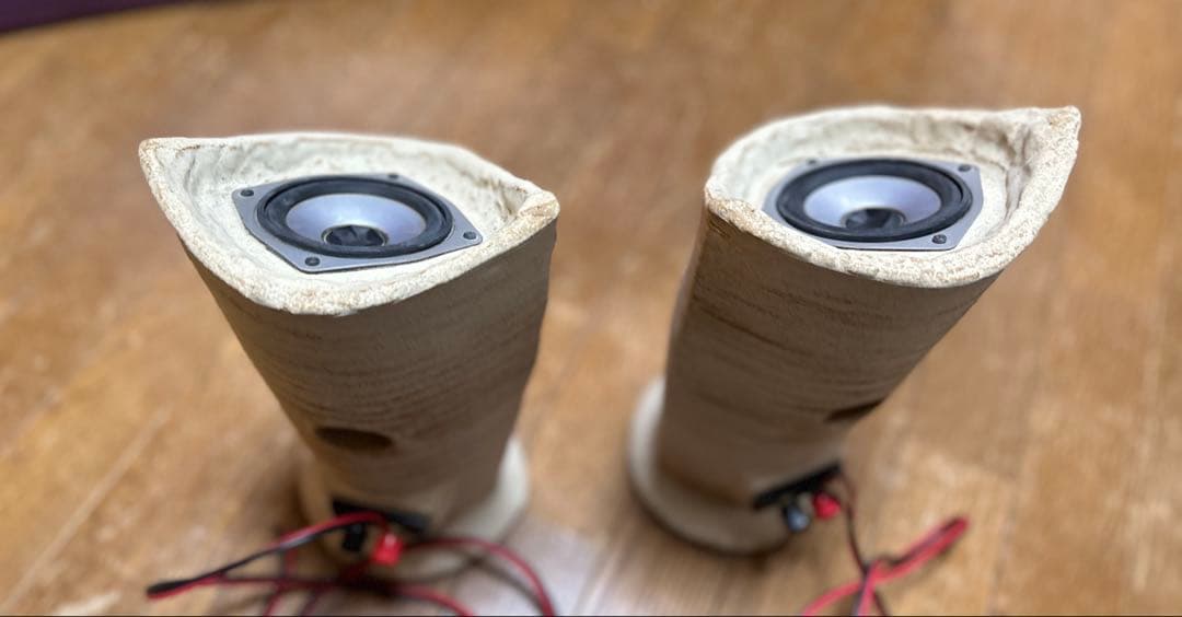 手作り★陶芸デザイン スピーカー 10cm口径