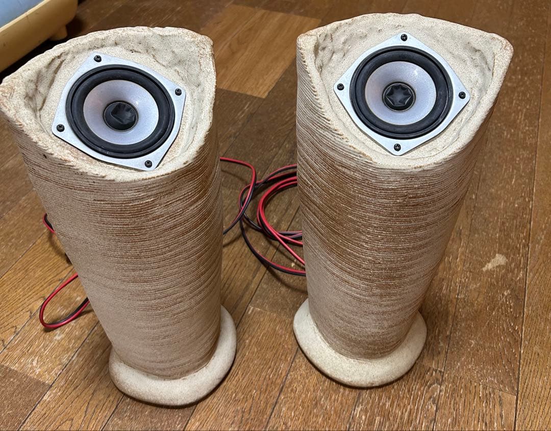 手作り★陶芸デザイン スピーカー 10cm口径