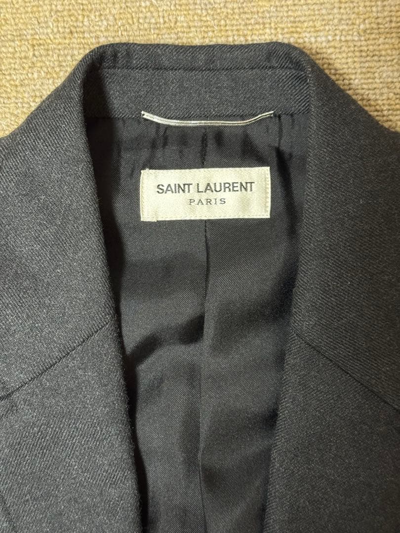 SAINT LAURENT グレー テーラードジャケット サイズ46 Mサイズ