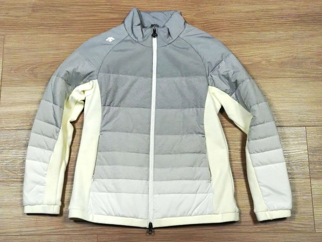 ✨️ほぼ未使用✨️デサント レディース ゴルフジャケット グレー アイボリー