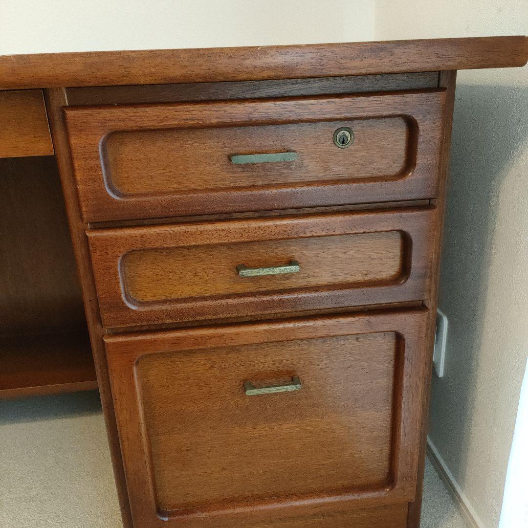 【高級ブランド家具】カリモク家具　学習机　デスク 片袖 カリモク コロニアル