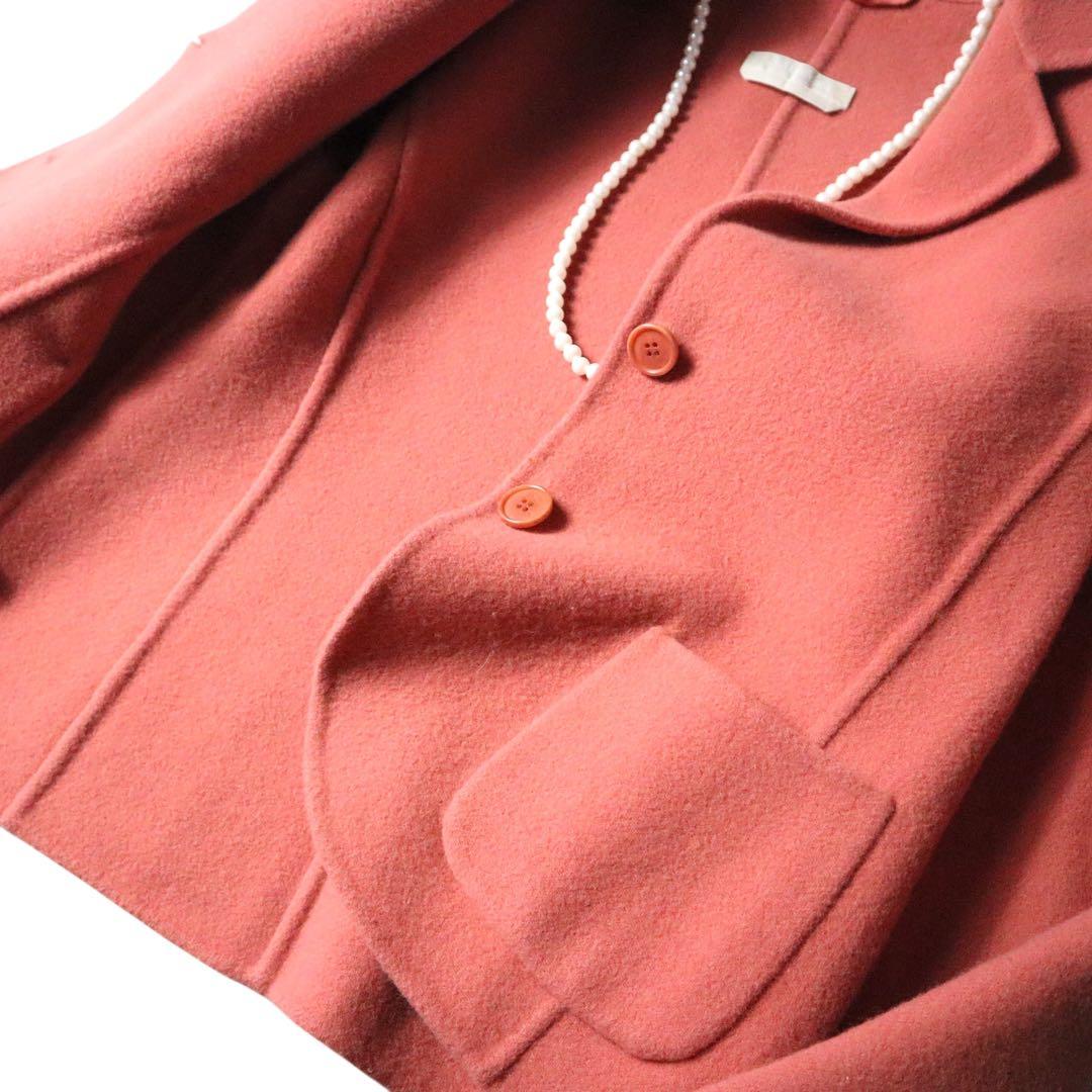 MaxMaraクチートアマーノ　セレブ御用達♪ダブルフェイス　鮮やか♪ジャケット