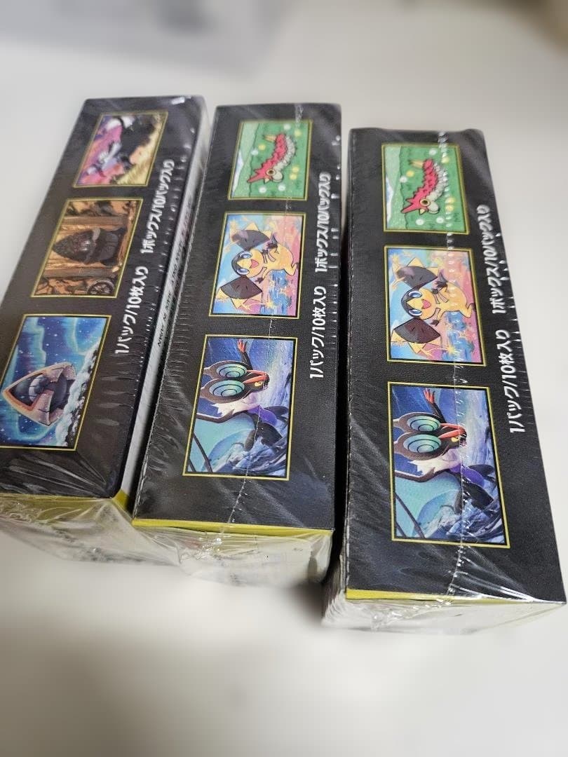 ポケモンカードゲーム シュリク付きメガEX ボックス 3個セット