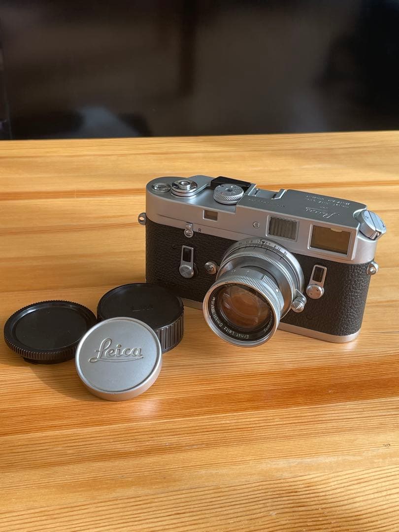 【美品】Leica M4 クローム ＋ 沈胴Summicron 50mm f2
