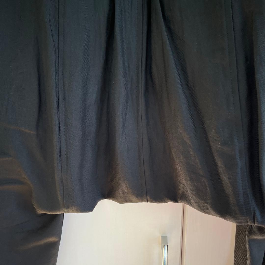 黒 サルエルパンツ ゴム入り