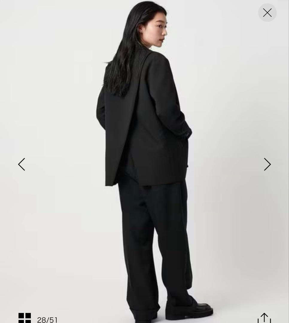 【極美品】アシンメトリージャケット ブラック xs