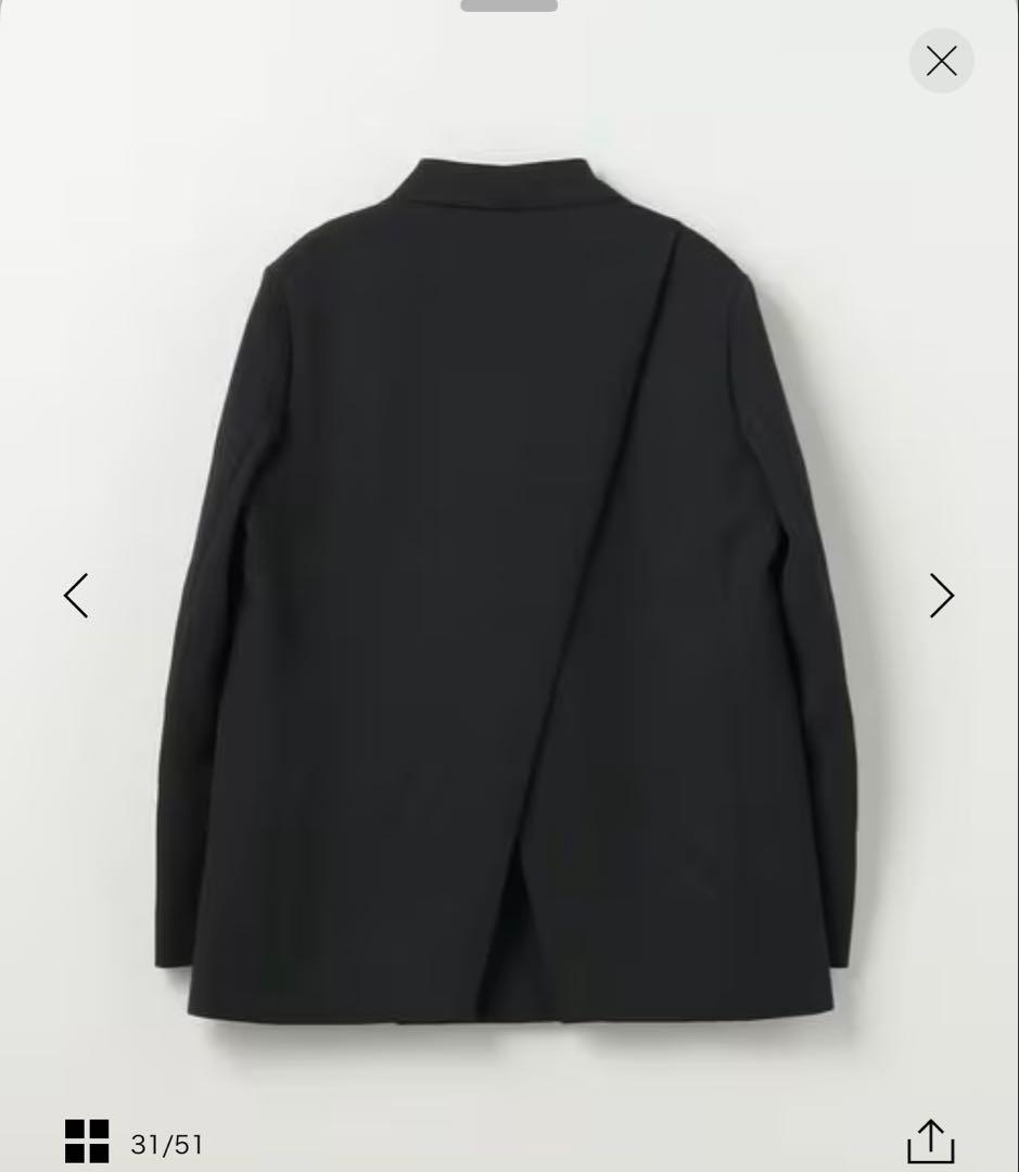 【極美品】アシンメトリージャケット ブラック xs