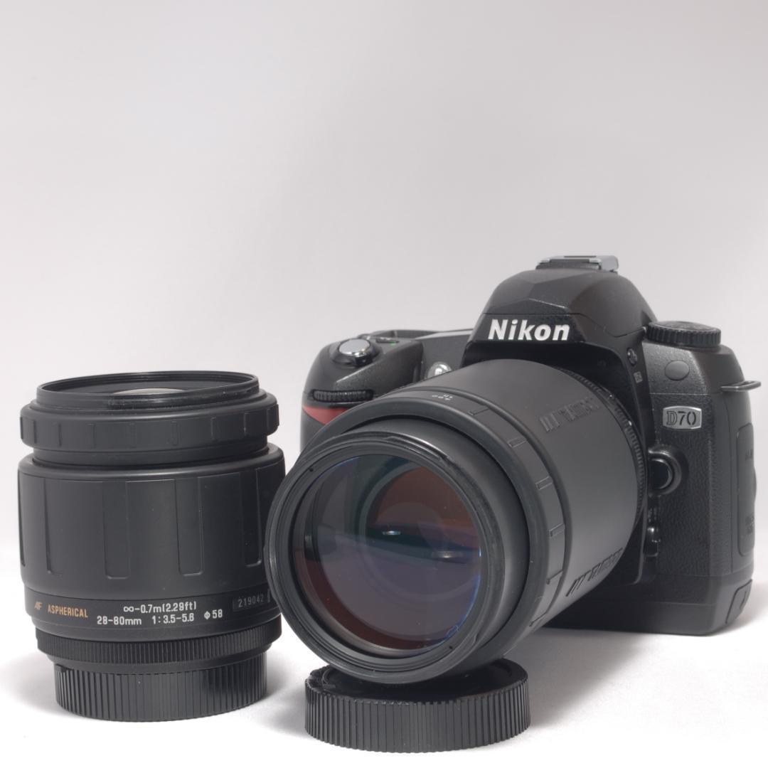 ⭐️ダブルレンズセット⭐️Nikon D70　ニコン　デジタル一眼レフ　カメラ