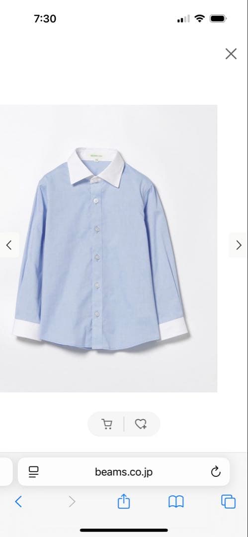 BEAMS miniセレモニー スーツセット 120 シューズセット