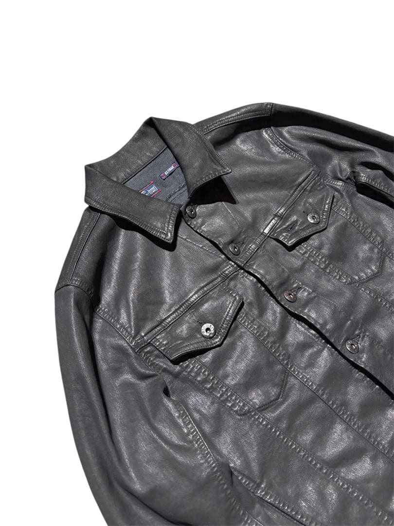 コーティングデニムジャケット DIESEL JOGG archive希少y2k