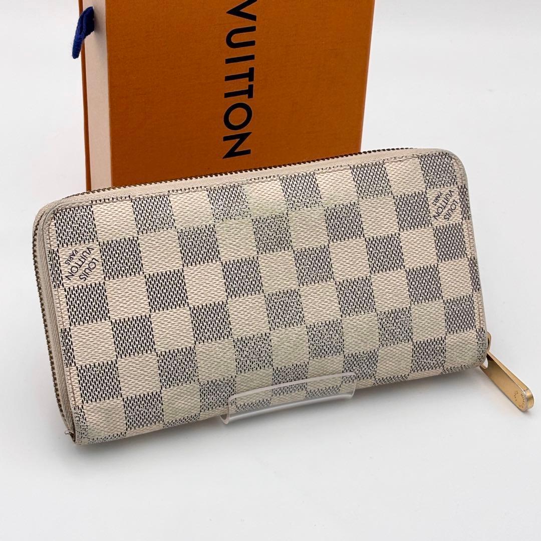 メルボーイ様売約済ルイヴィトン　ダミエアズール　ジッピーウォレット　財布　正規品