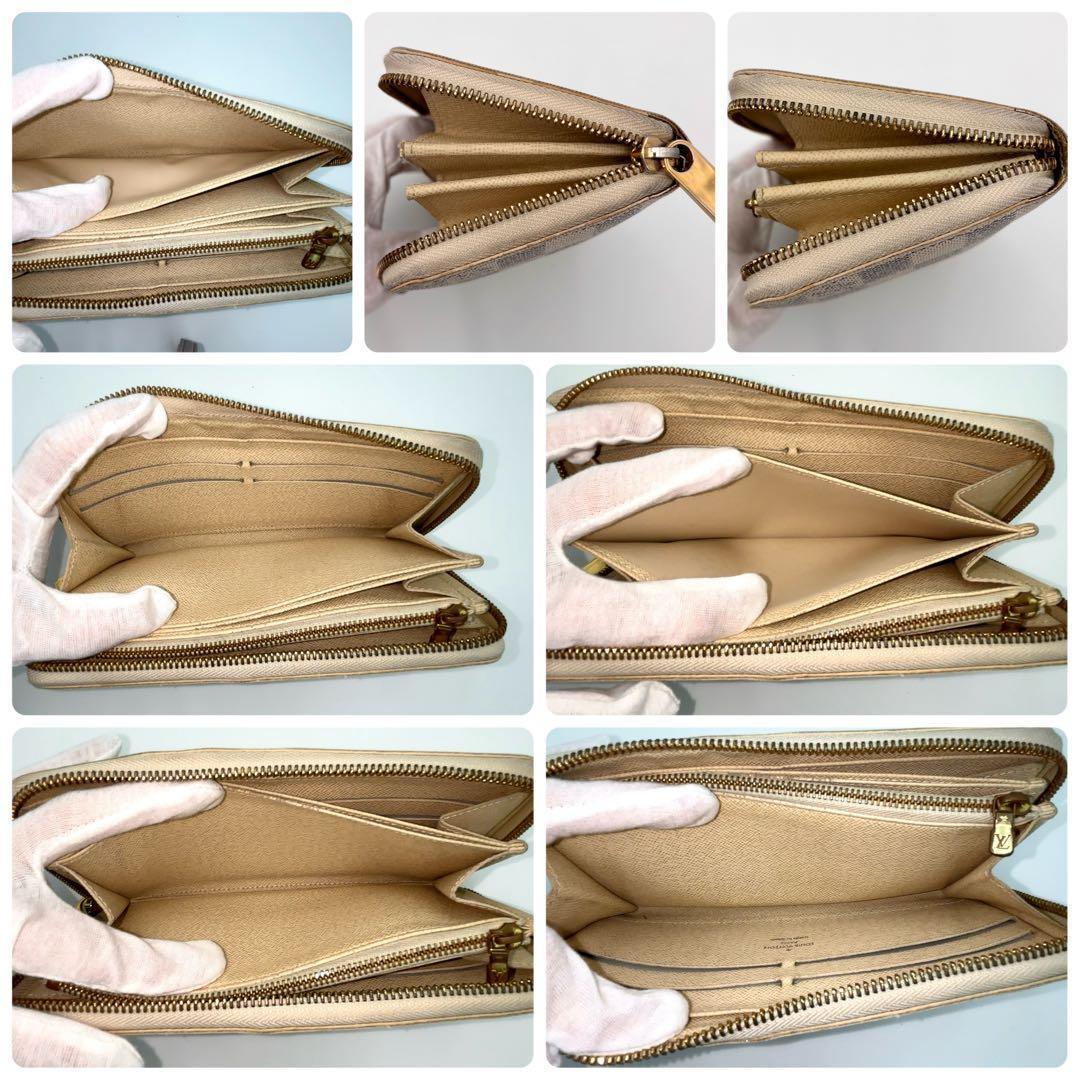 メルボーイ様売約済ルイヴィトン　ダミエアズール　ジッピーウォレット　財布　正規品