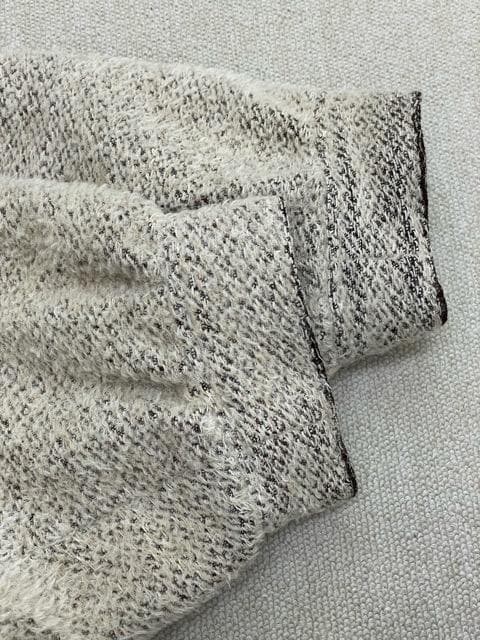 (K11156) Rossa アルパカ入りウールフォックスファー付きロングコート