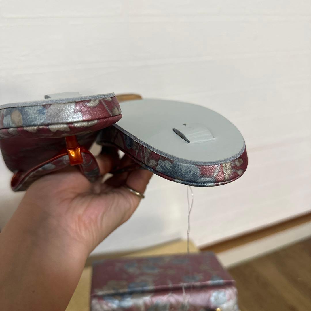 新品 未使用 着物 和装 草履バッグセット 総本革