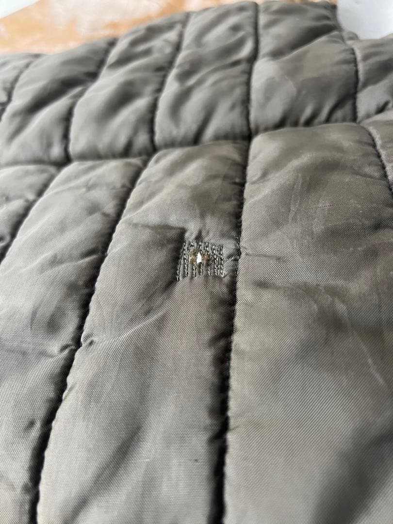 1998年製 Barbour MADE FOR U.K レザー切替ダウンベスト