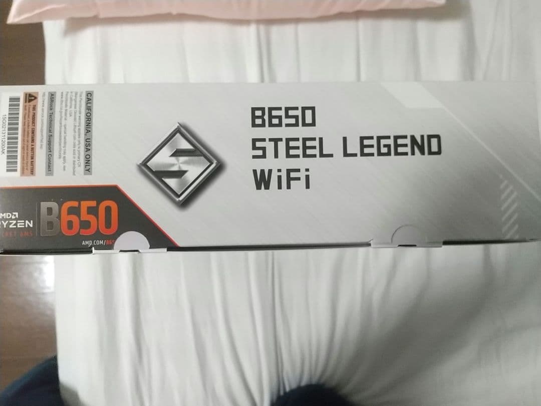 ASRock B650 STEEL LEGEND Wi-Fi マザーボード 白