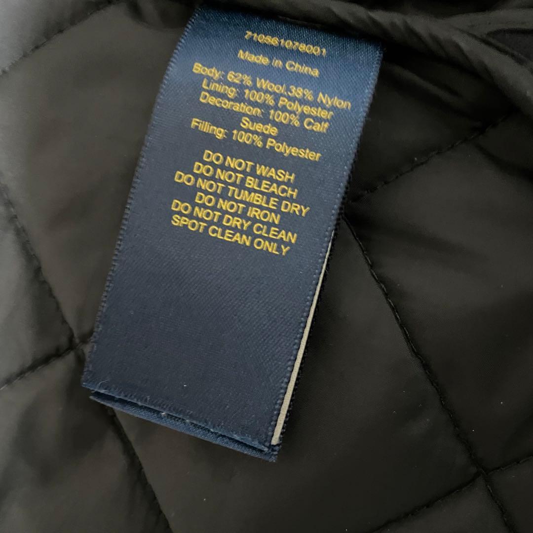 『美品』ポロラルフローレン　ネイビー キルティング テーラードジャケット L