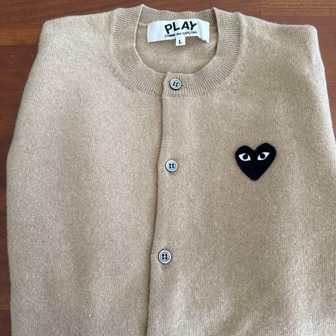 PLAY Comme des Garçons ★ベージュカーディガン★