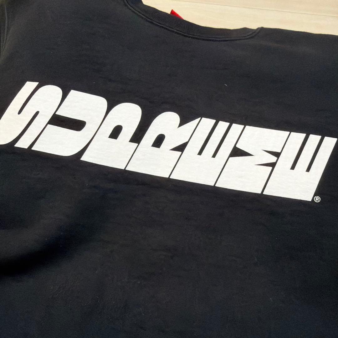 SUPREME ブラック クルーネック スウェット M