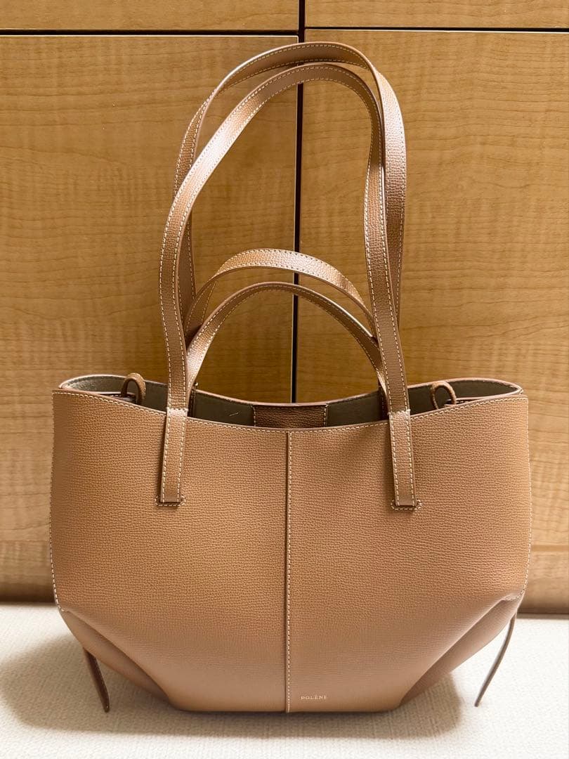 【未使用級美品】ポレーヌ cyme mini キャメル ショルダーバッグ