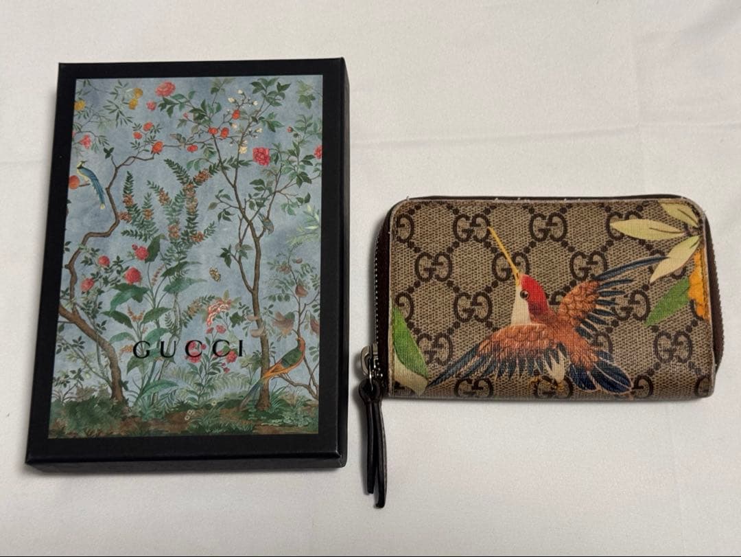 GUCCI スプリーム ティアン ジップアラウンド ラウンドファスナー