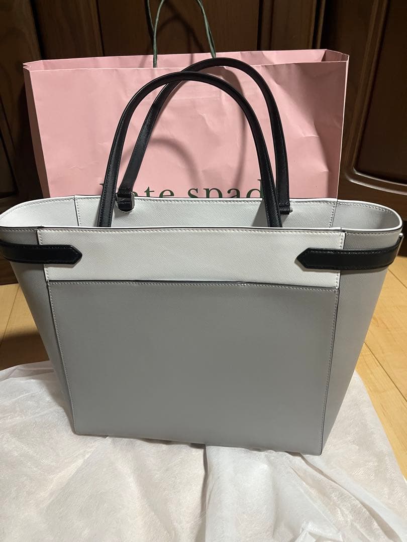 kate spade グレー トートバッグ