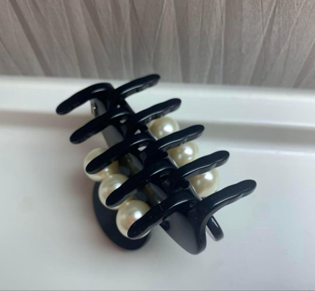 p-p@　アレクサンドルドゥパリ　パール付き　ヘアクリップ