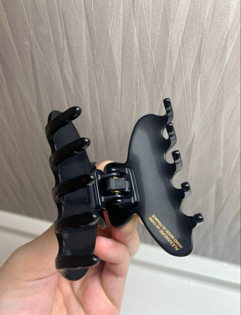 p-p@　アレクサンドルドゥパリ　パール付き　ヘアクリップ