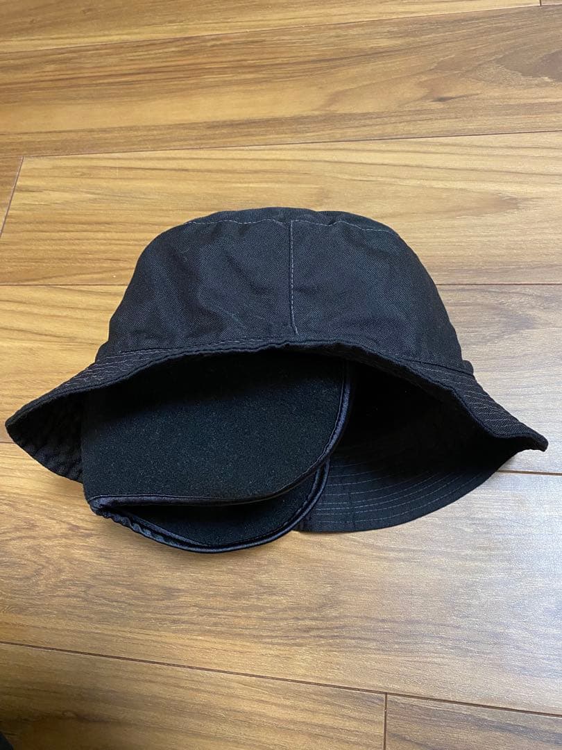 【希少】MONCLER モンクレール モンクレー ブラック ハット 耳あて付き